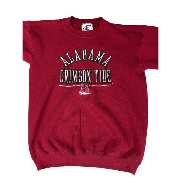 Alabama Crimson Tide Sweatshirt by Logo Athletic, Red. - Picture 3 of 6